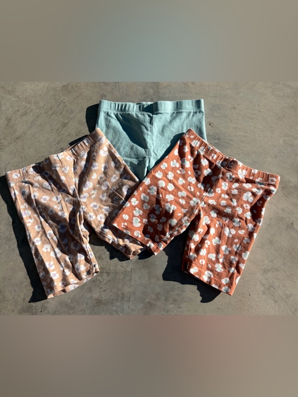 H&M - Kids Stretch Cotton Bike Shorts - Size 4T (Set of 3)